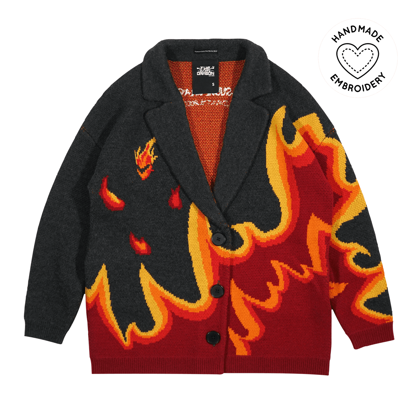 LIT Oversized Cardigan - The Sushi Dragon